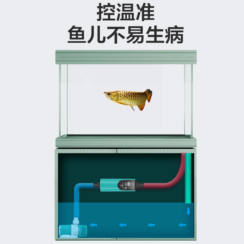 어항외부히터 디지털 온도조절기 어항 막대 외부히터 여과기 300W - 상세 이미지 4