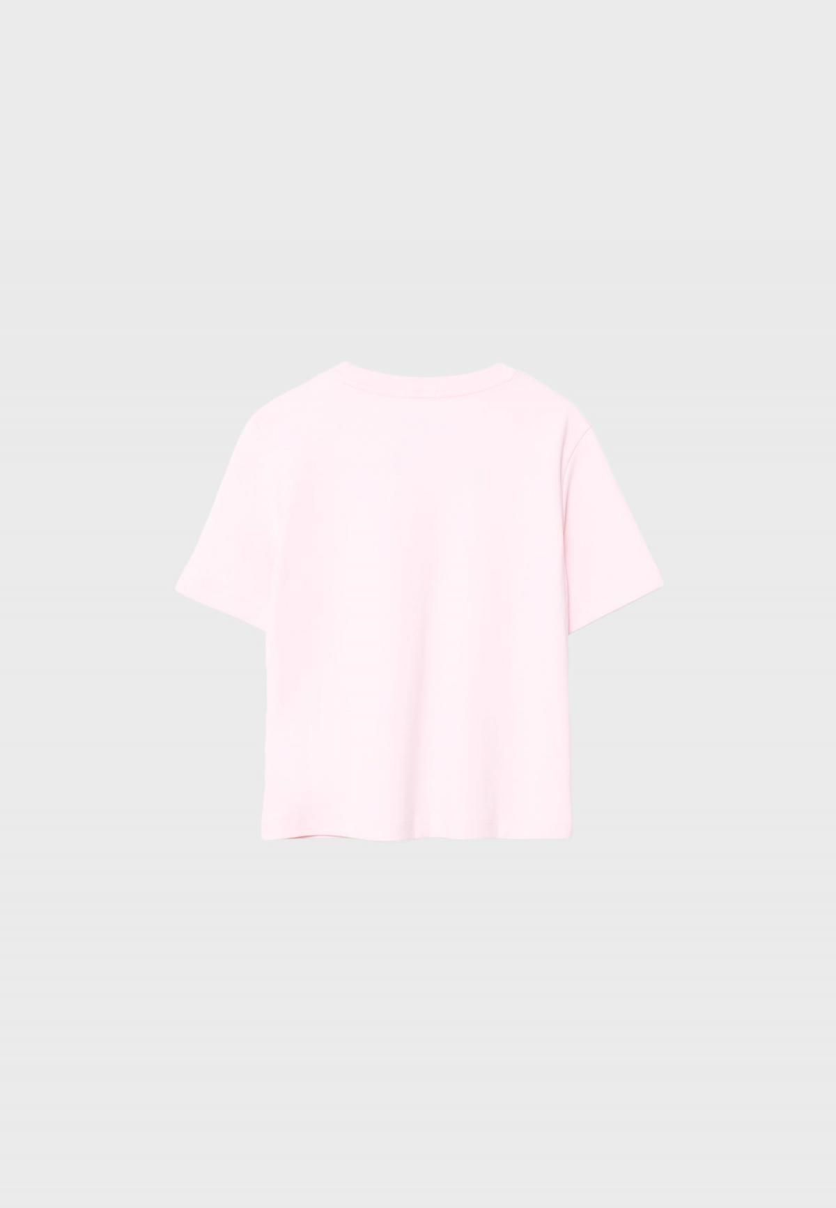 스트라디바리우스 헤비웨이트 코튼 베이직 레귤러핏 반팔 티셔츠 6516/883 PASTEL PINK - 상세 이미지 2