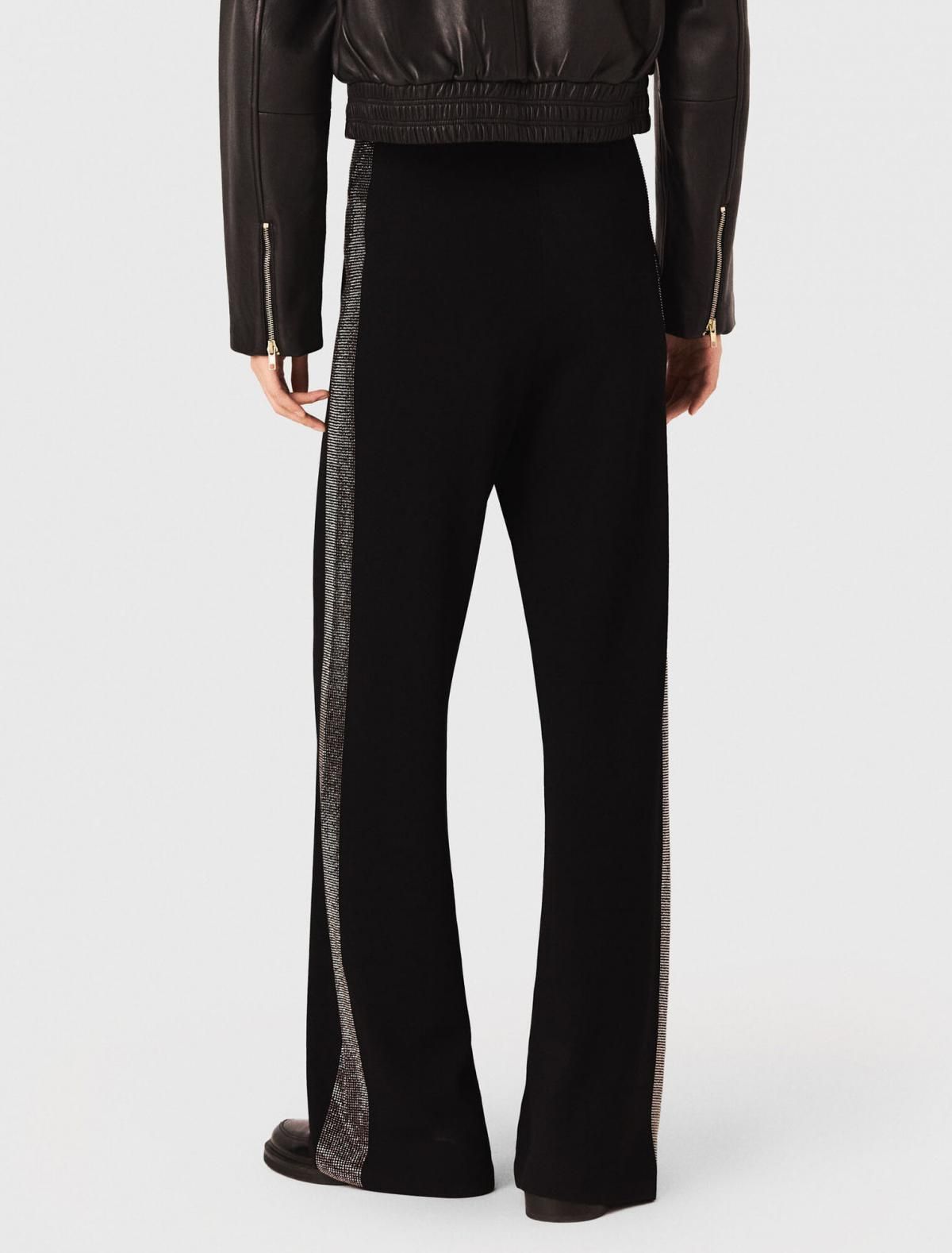 마쥬 테크니컬 스트라스 라인 조거 팬츠 3661601978630 SCHWARZ - 상세 이미지 4