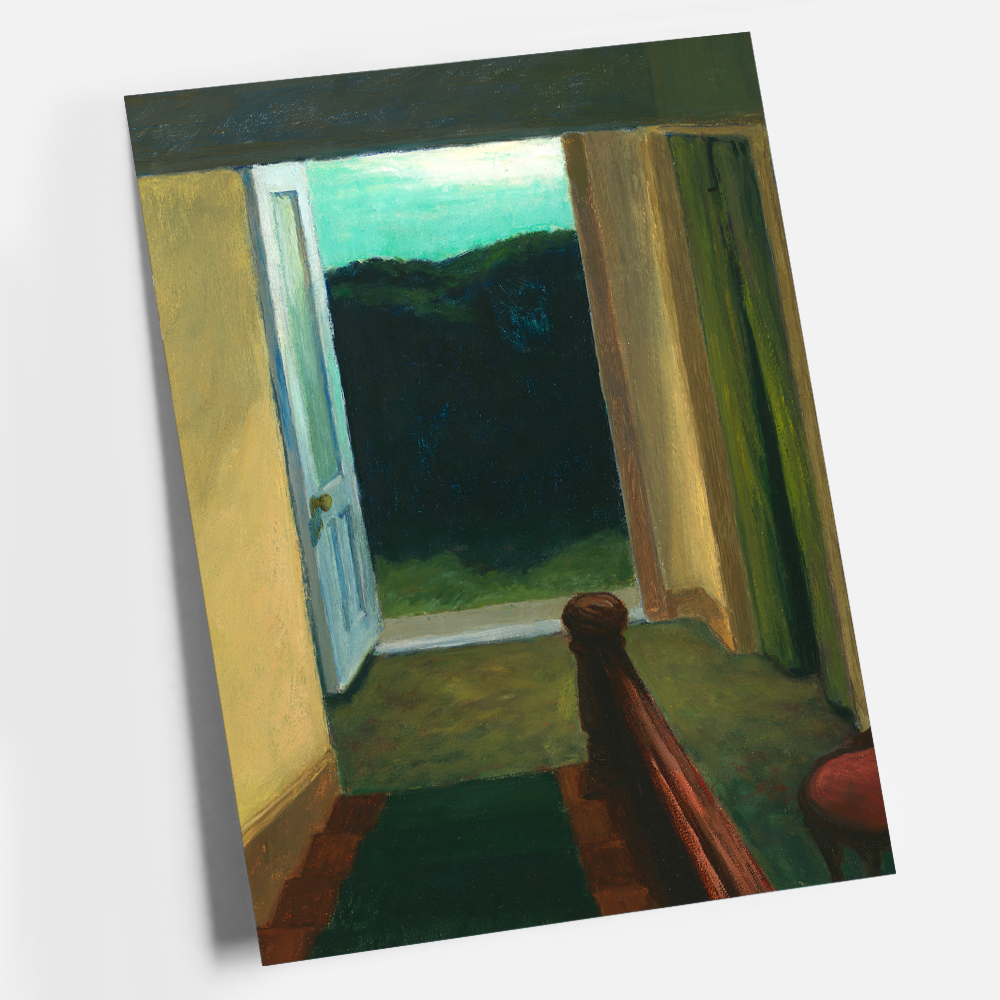 에드워드 호퍼 인테리어 그림 액자 포스터 명화 Stairway 1949 - 상세 이미지 3