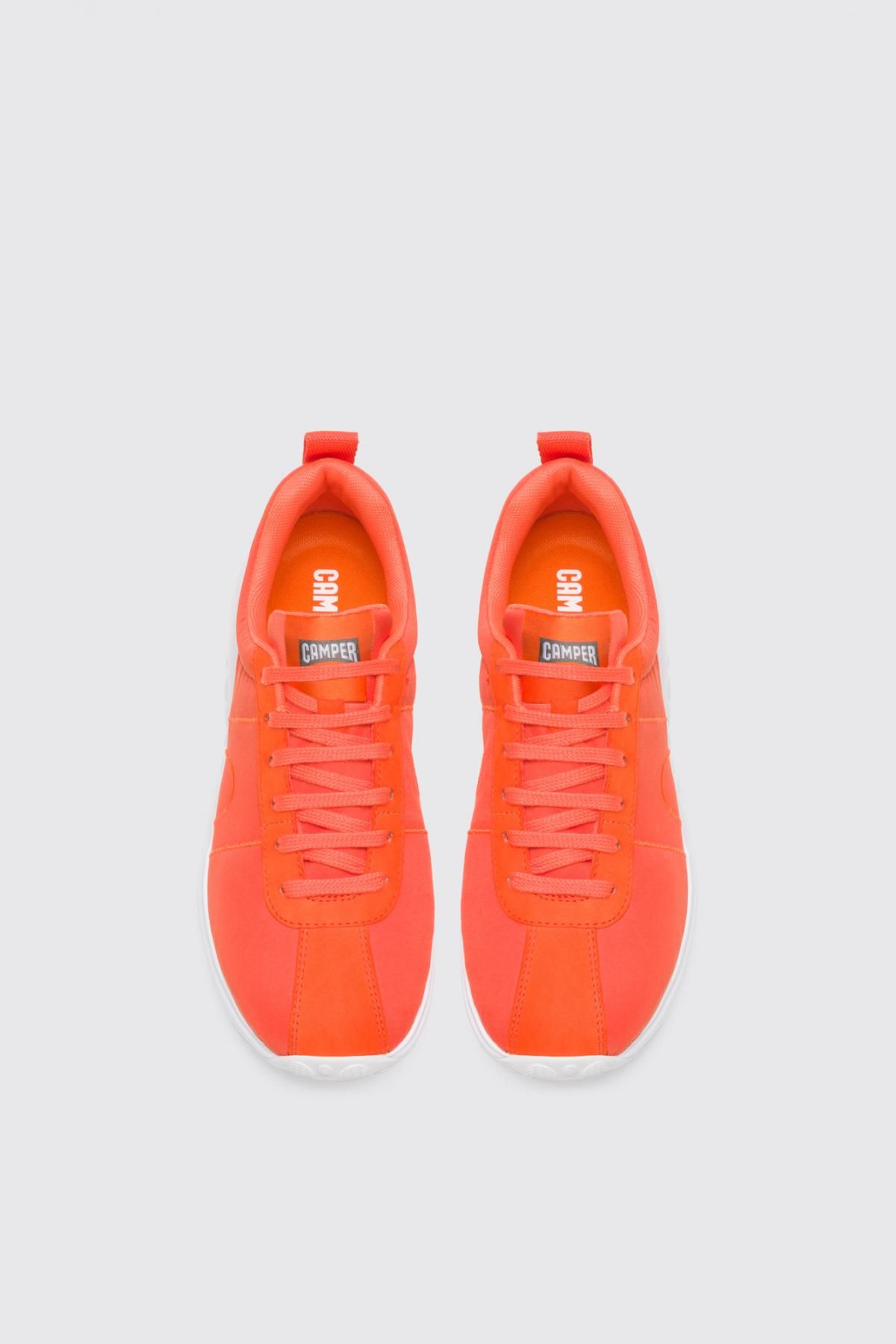 캠퍼 경량 오렌지 로우탑 스니커즈 Canica K200763-003 ORANGE - 상세 이미지 4