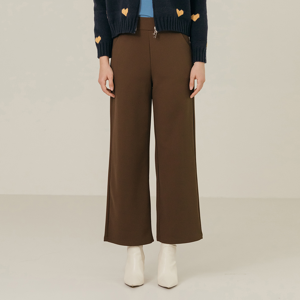 스탠다드 와이드 백밴딩 슬랙스 - 상품 이미지