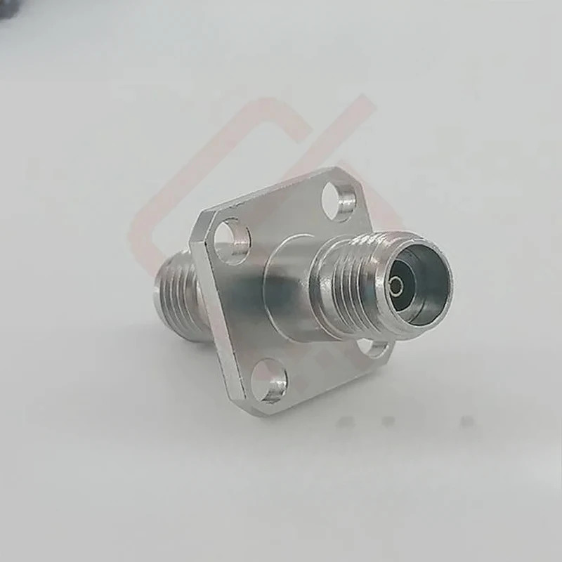 RF 밀리미터파 2.92mm 암-2.92 암 40G 어댑터 4홀 플랜지 2.92-KFK