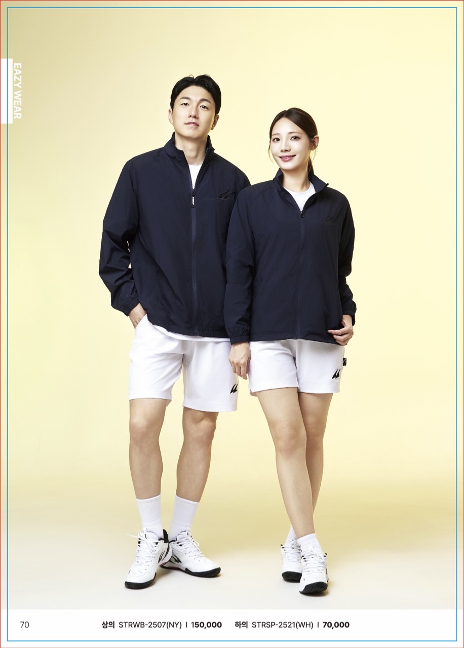 스트로커스 아울렛 STRWB-2507 NY 바람막이 집업 자켓 배드민턴 피클볼 스포츠웨어 - 상품 이미지
