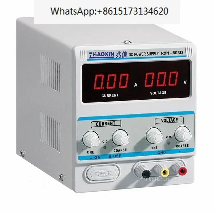 RXN 603D DC 전원공급장치 60V3A 조정 가능DC 안정화 60V