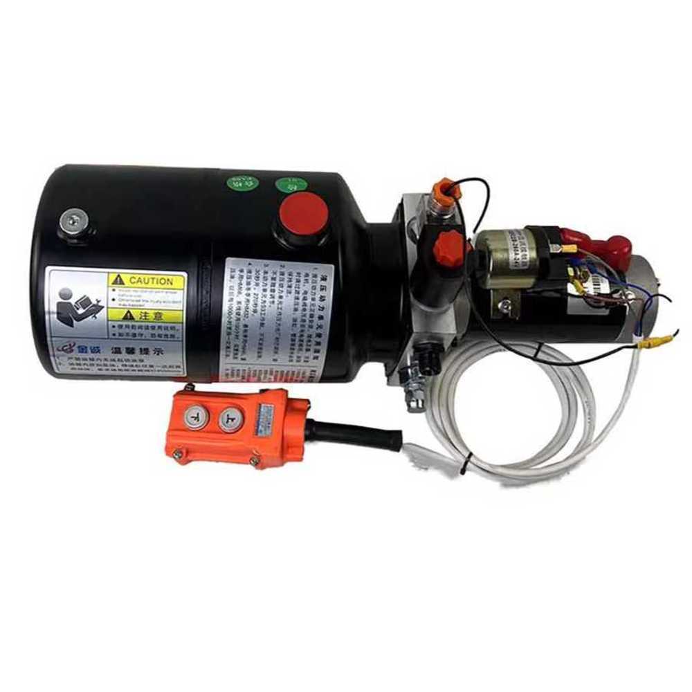 전동 유압 유니트 모터 산업용 유압 시스템 동력 장치 12V 1200W 단동 - 상세 이미지 2