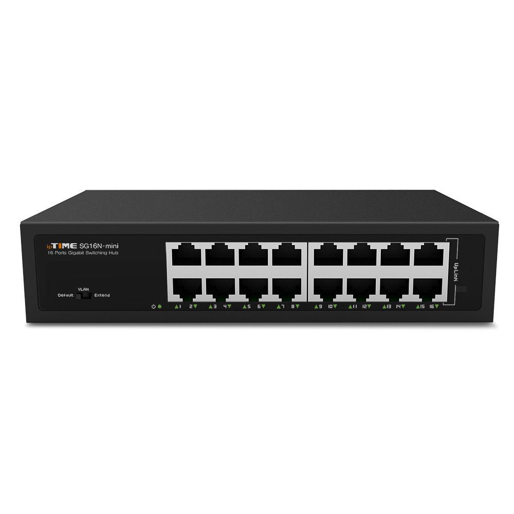 ipTIME SG16N-MINI 16포트 기가인터넷 스위칭허브 랜포트 사무실 네트워크 - 상세 이미지 4
