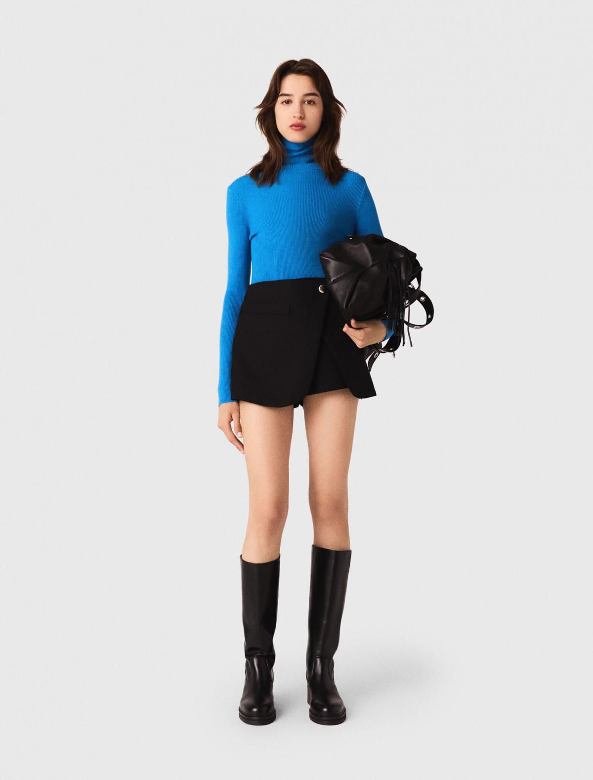 마쥬 테크니컬 랩 미니 스커트 팬츠 블랙 3661601982477 SCHWARZ - 상세 이미지 2