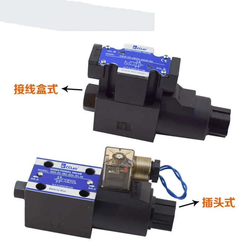 유압식 전자기 방향 밸브 DSG-02-2B2-D24-N1-DL DSG-02-3C2/3C4-A220 3C60