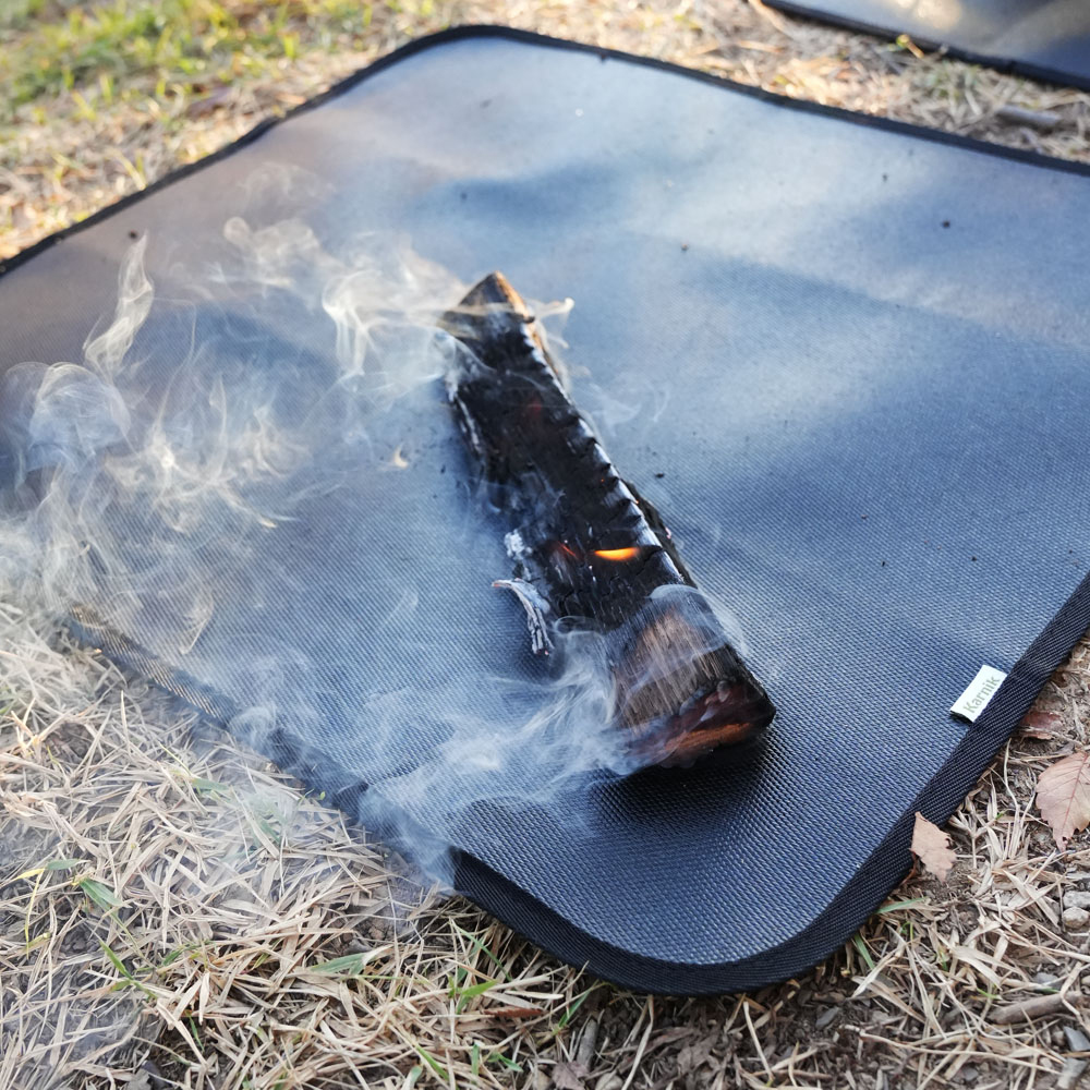 카르닉 방염매트 방염포 방염천 화로대 방열매트 캠핑 사각 S