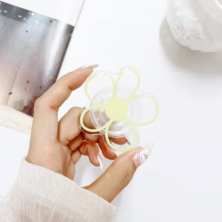 투명 꽃 모양 그립 톡 플라워 슬림라인 스티커 맥세이프 마그네틱 마그넷 이미지 8