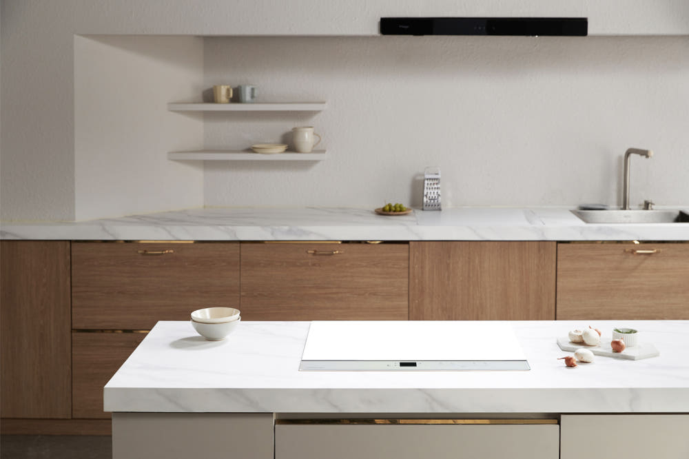 나비엔 인덕션 화이트 실버 설치샷