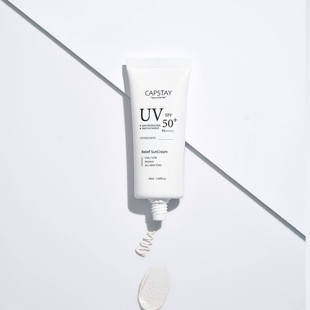 [1+1] 캡스테이 톤업 선크림 / 눈시림 없는 촉촉한 수분 선크림 50ml, 2개 이미지 6