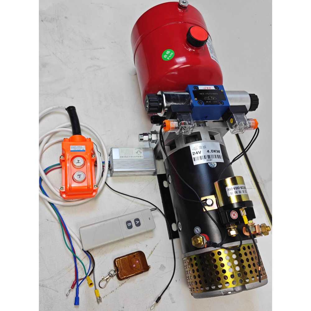 전기 유압 펌프 산업용 고압 작동 오일 유압 시스템 12V 2.2kW 양방향 4L - 상세 이미지 3