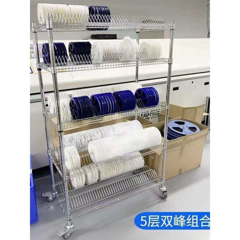SMT 보관함 선반 스탠드 슬롯 프레임 기판 작업장 907mm 4단 - 상세 이미지 2