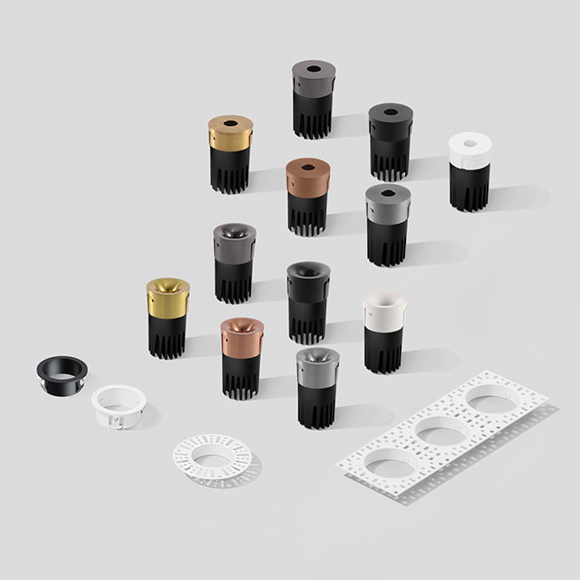 파블로 젠가C LED 다운라이트 15W 커스터마이징 플리커로우 타공 64mm - 상세 이미지 2
