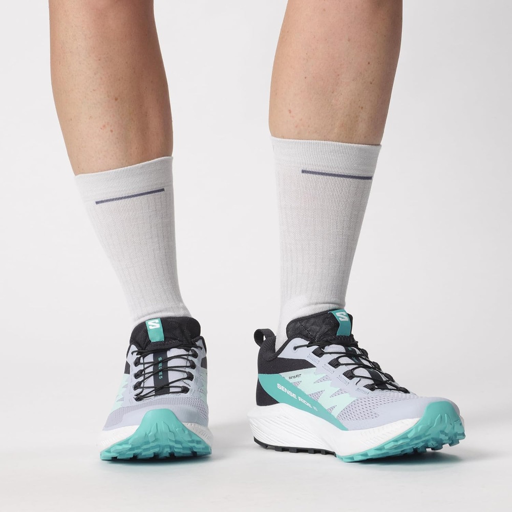 살로몬 센스 라이드 5 여성 등산화 트레일 러닝화 쿠션 통기성 접지력 - 상세 이미지 3