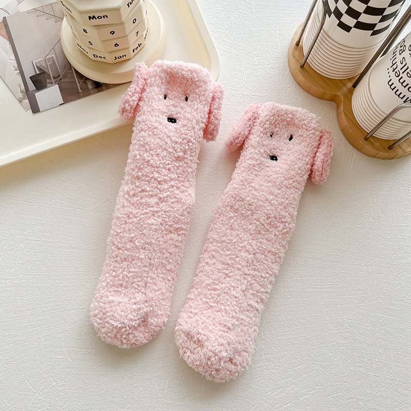 수면양말 두꺼운 극세사 미끄럼방지 무압박 겨울 보온 임산부 산모 수족냉증