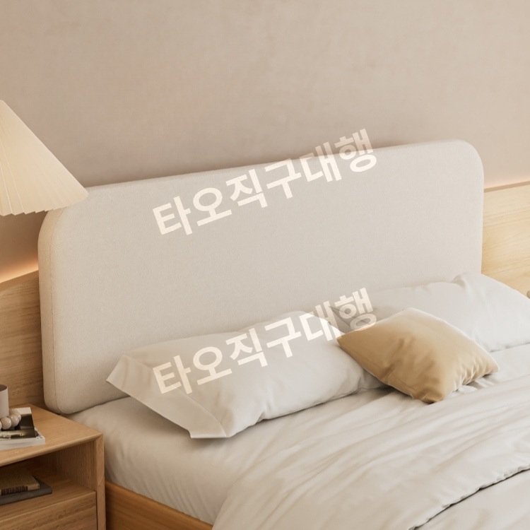 침대벽가드 벽쿠션 보호 머리 머리맡 대형 등쿠션 헤드쿠션 보드 쿠션 커버 침대헤드 - 상품 이미지