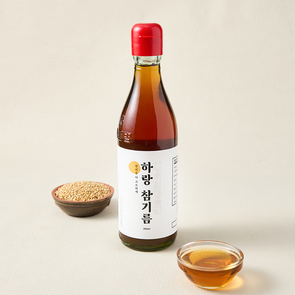 고온압착 통참깨 참기름 350ml - 메인 이미지
