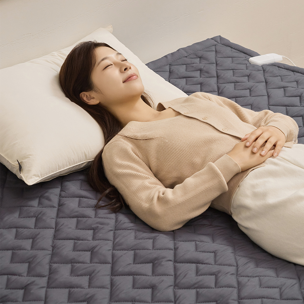 세인트리빙 블리스 탄소 매트 전기요 전기장판 카본 전기 매트 한일의료기 국내생산 슈퍼싱글 베이지