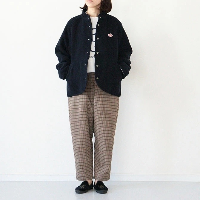 단톤 스탠드 카라 경량 울 여성 재킷 DT-A0714WLP BEIGE 36 - 상세 이미지 5