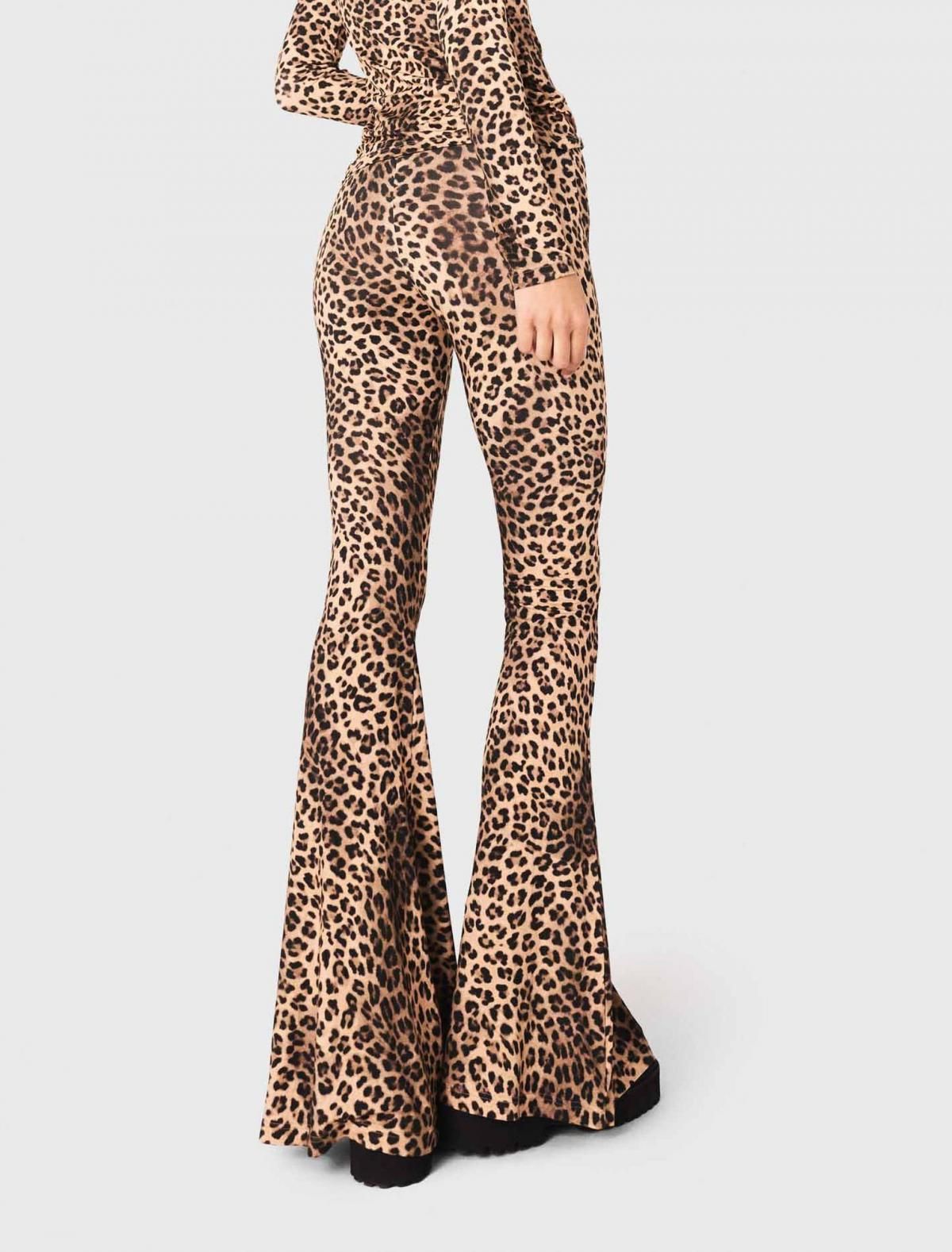 마쥬 트렌디 레오파드 부츠컷 레깅스 3661601979187 LEOPARD PRINT - 상세 이미지 4
