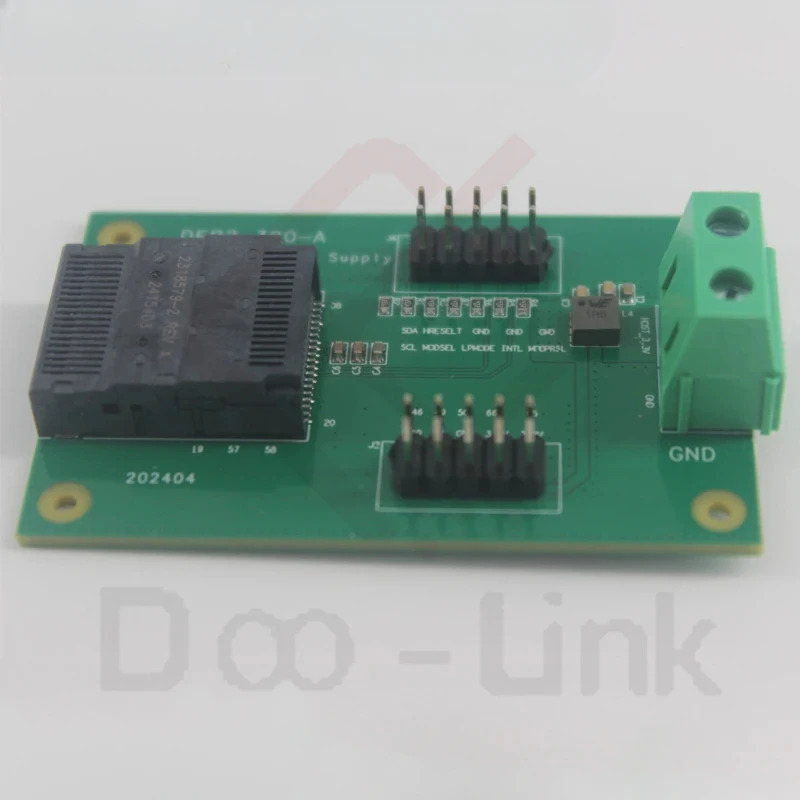 QSFP DD 400G 800G 전원공급장치 보드 I2C 통신 저속 신호 QDD