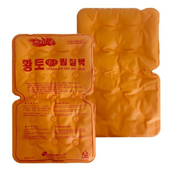 복부 찜질 팩 온열 냉온 온찜질 팩 황토 - 상품 이미지