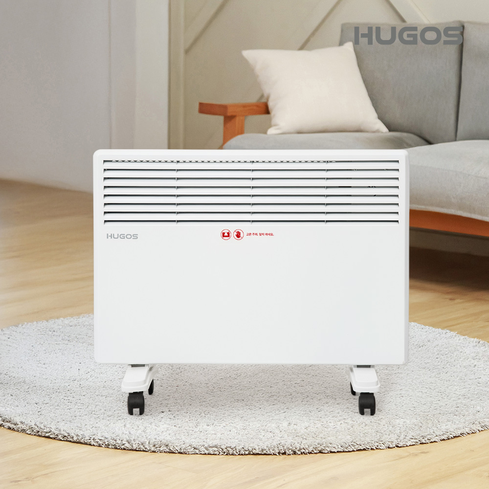 휴고스 전기 컨벡터히터 컨벡션 가정용난로 동파방지 컨벡션 벽걸이 BHA-H150