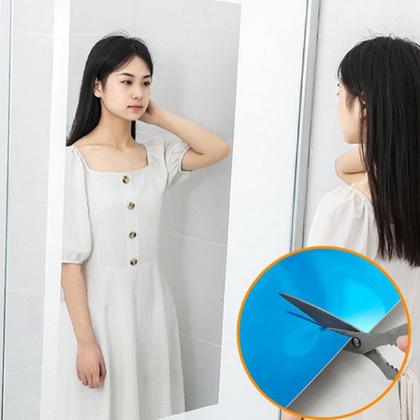 안전 붙이는 거울 미러 부착 거울 인테리어 현관 욕실 벽면 - 상품 이미지