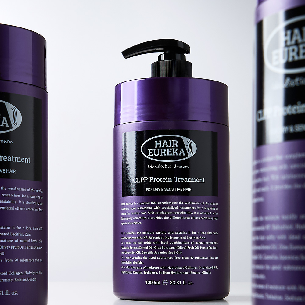 트리트먼트 극손상 lpp 미용실클리닉 컨디셔너 단백질 헤어링거 헤어유레카 1L, 1개