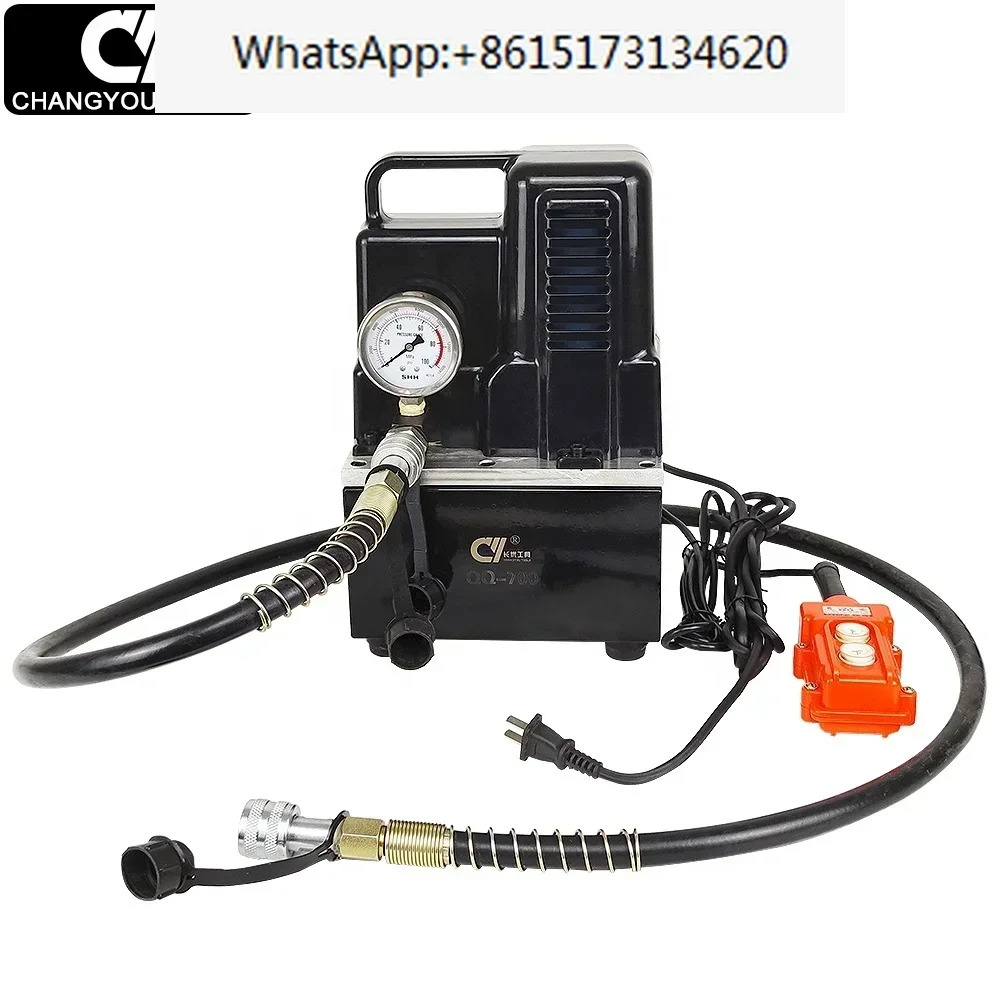 QQ-700 휴대단일 동작 유압 펌프 Dc 220v 전력 팩