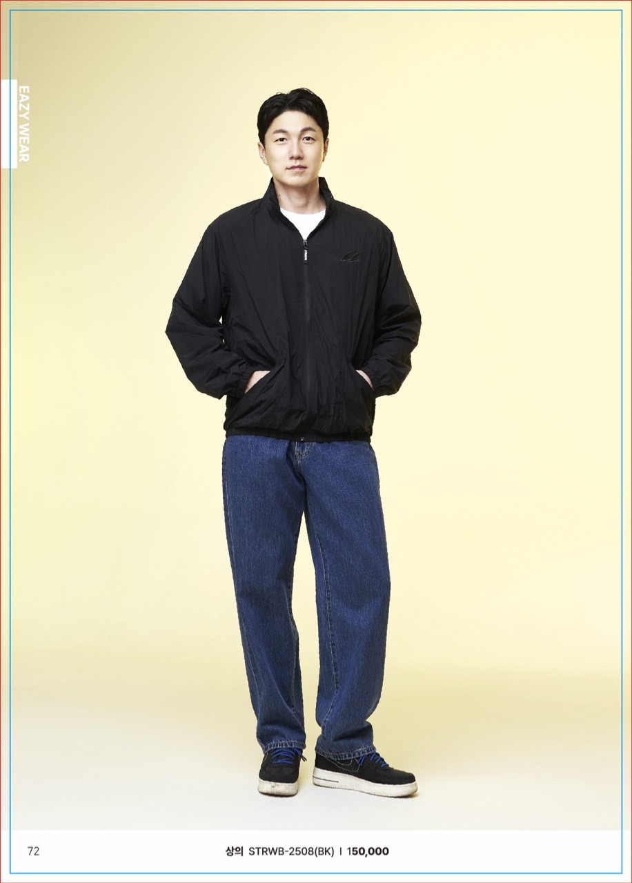 스트로커스 아울렛 STRWB-2508 BK 바람막이 집업 자켓 배드민턴 피클볼 스포츠웨어 - 상품 이미지