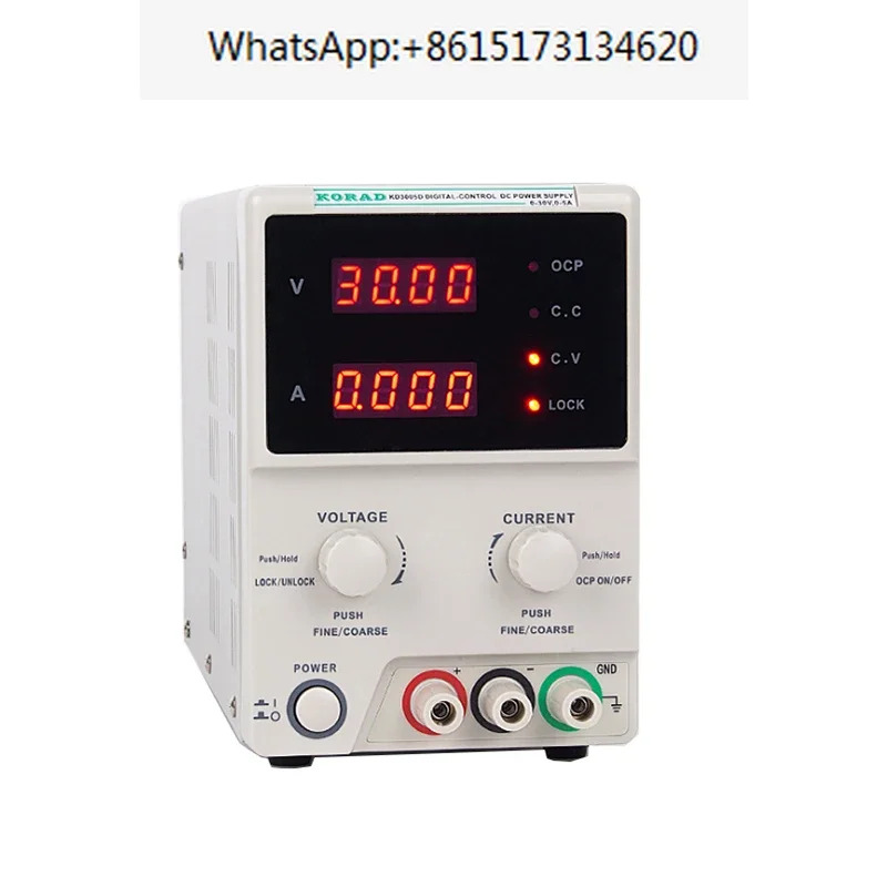 KD3005D DC 조정 전원공급장치 가능선형 고정밀 30V5A3A