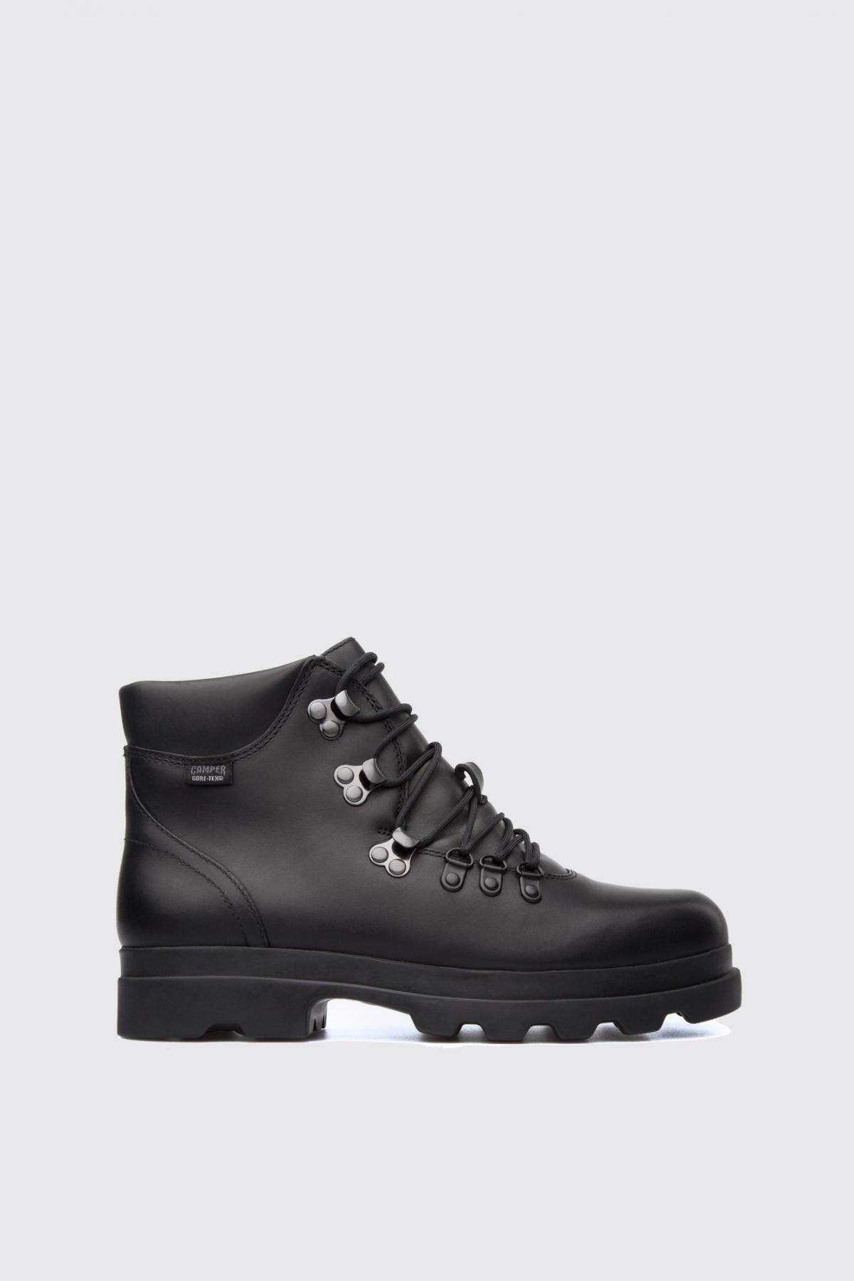 캠퍼 청키솔 레트로 앵클부츠 Mil K400146-003 BLACK - 상품 이미지