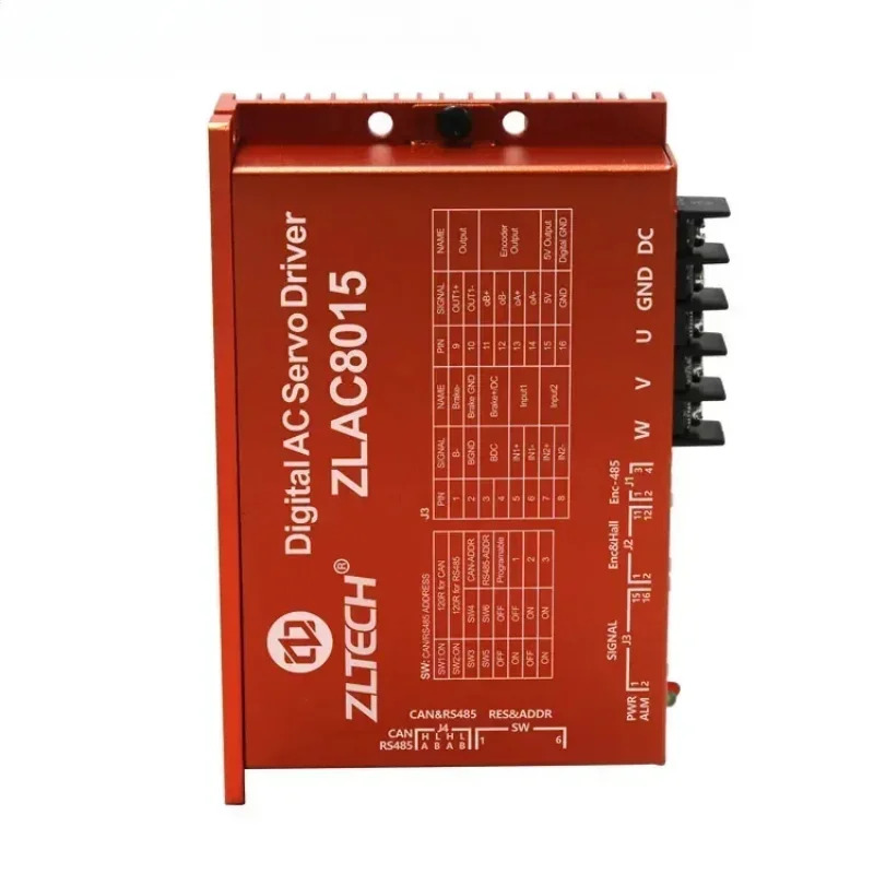 ZLTECH Modbus RS485 CANbus 3상15A 24V-48V 500W 모바일 브러시리스 DC 허브 서보모터 컨트롤러 증폭기 드라이버