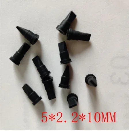 20 Pcs 미니 Hitam Silikon Bebek Katup Satu Arah 체크밸브 5x2.2x10 Mm