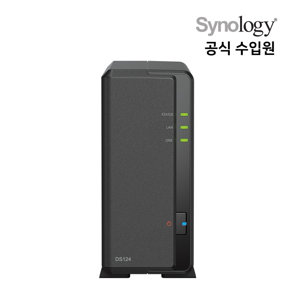 시놀로지 NAS 1BAY NAS외장 스토리지 웹하드 백업서버 클라우드 DS124 - 상세 이미지 2