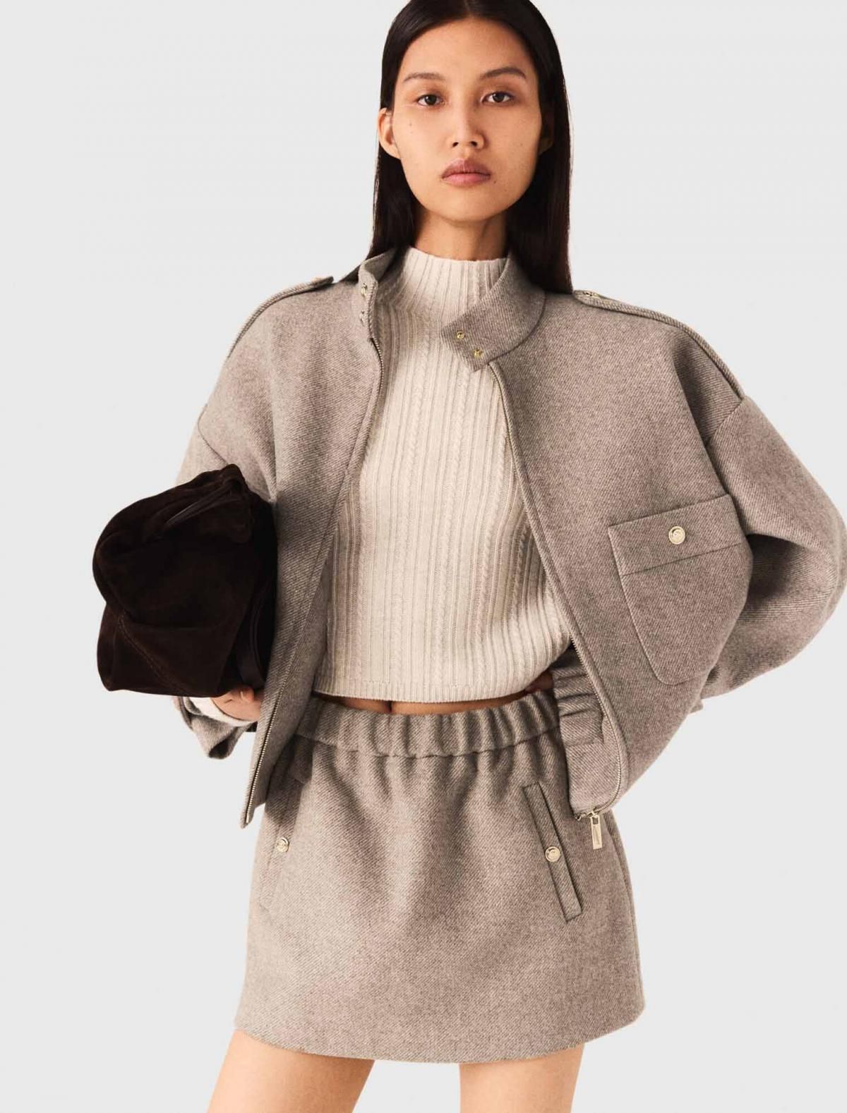 마쥬 오버사이즈 울믹스 블루종 재킷 3661601968518 BEIGE - 상세 이미지 5