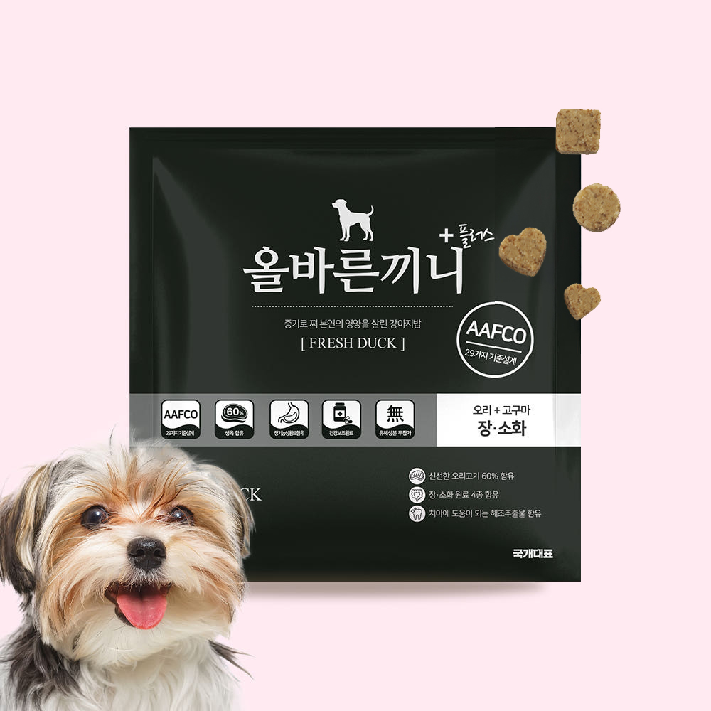 올바른 끼니 플러스 오리 고구마 50g 쫀득한 맛보기 샘플(장건강) - 상품 이미지