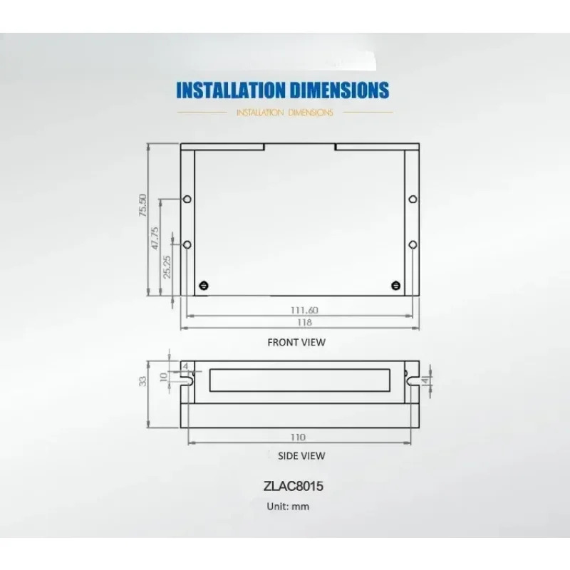 ZLTECH Modbus RS485 CANbus 3상15A 24V-48V 500W 모바일 브러시리스 DC 허브 서보모터 컨트롤러 증폭기 드라이버