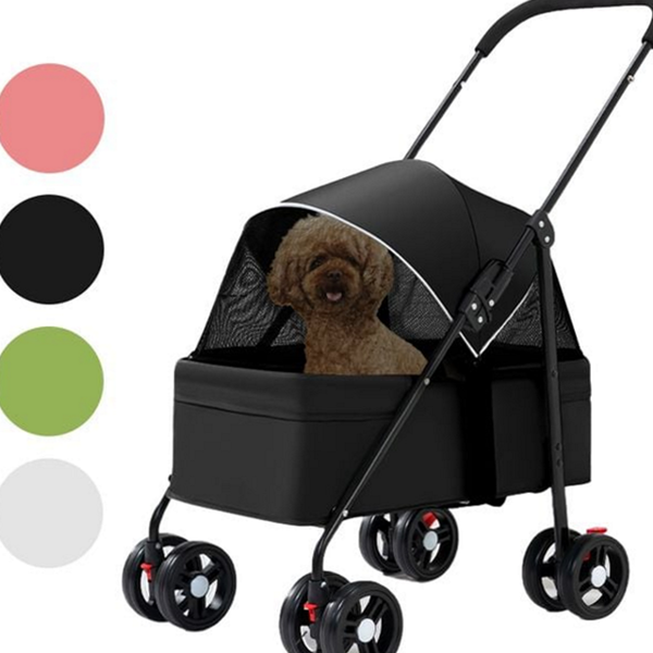 분리형 강아지 유모차 저상형 반려동물 유모차 중형견 웨건 애견