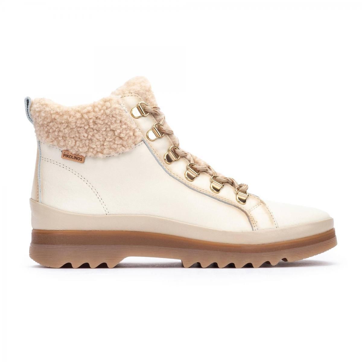 피콜리노스 아웃도어 트레킹 퍼 앵클부츠 VIGO 아이보리 W3W-8738C1 NATA - 상품 이미지