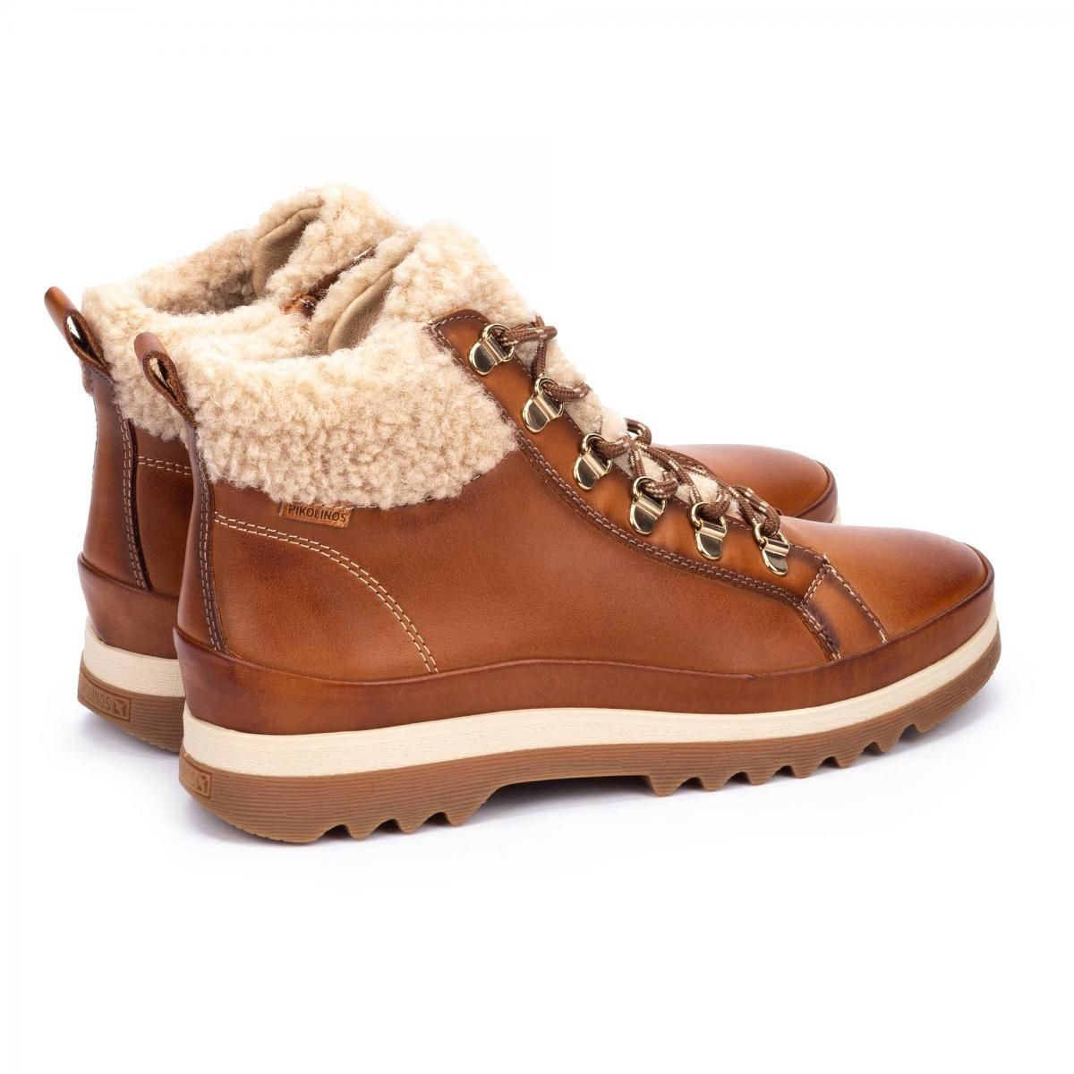 피콜리노스 테크니컬 방한 퍼 앵클부츠 VIGO W3W-8738C1 BRANDY - 상세 이미지 4