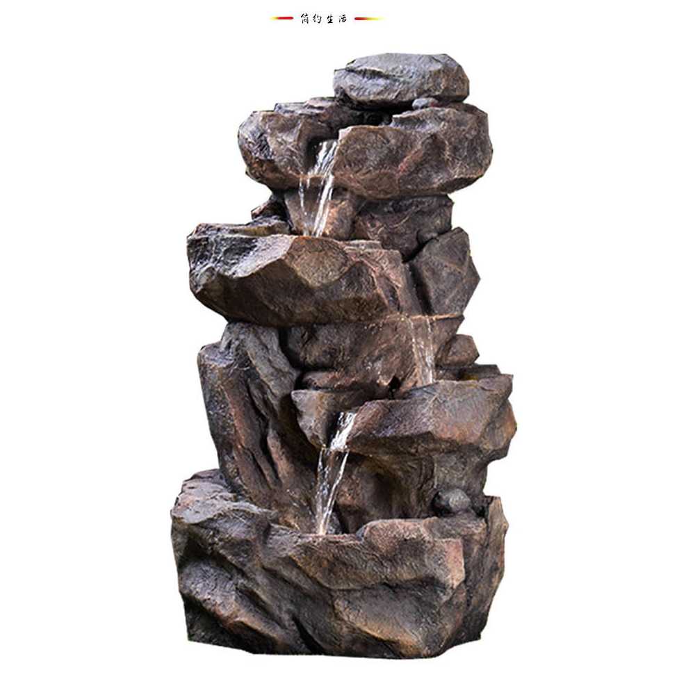 인공 폭포 분수대 정원 조경용 물 순환 인테리어 장식 A형 60x129cm 이미지 8