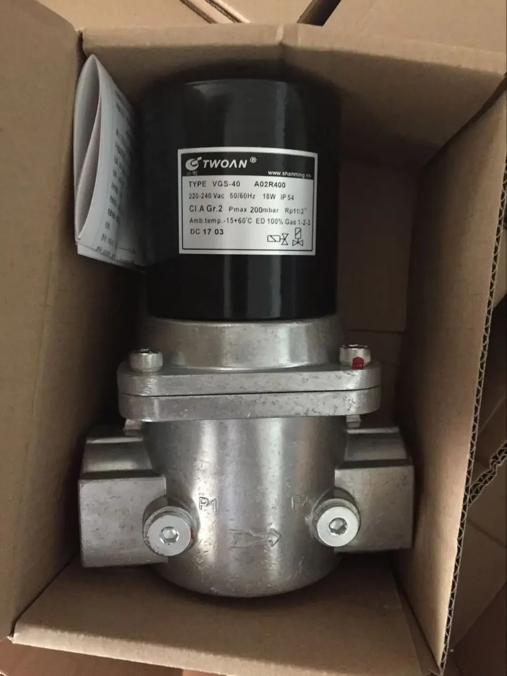 솔레노이드 valveVGS-15VGS-20VGS-25VGS-40VGS-50