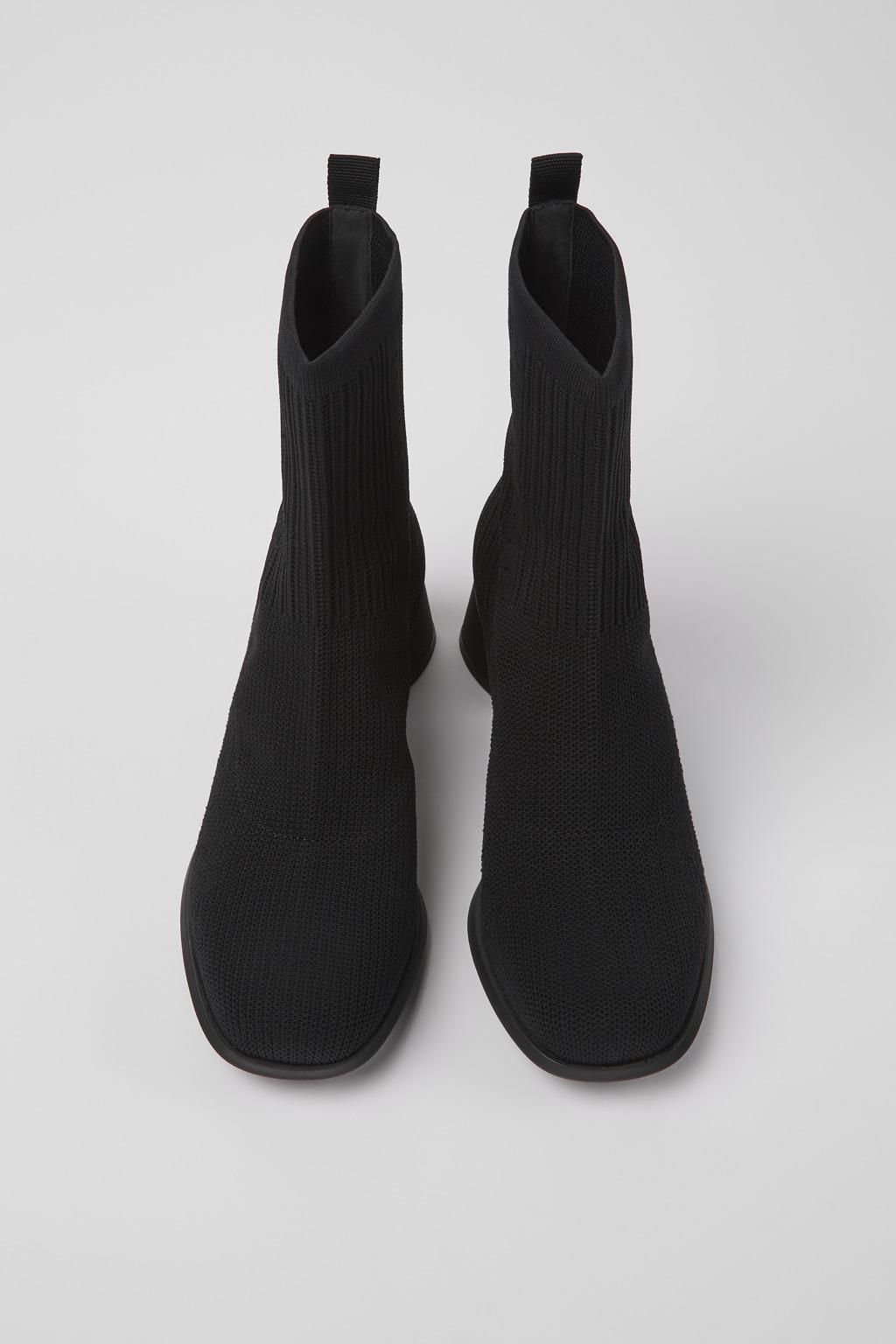 캠퍼 친환경 방수 니트앵클부츠 Kiara TENCEL K400709-003 BLACK - 상세 이미지 4