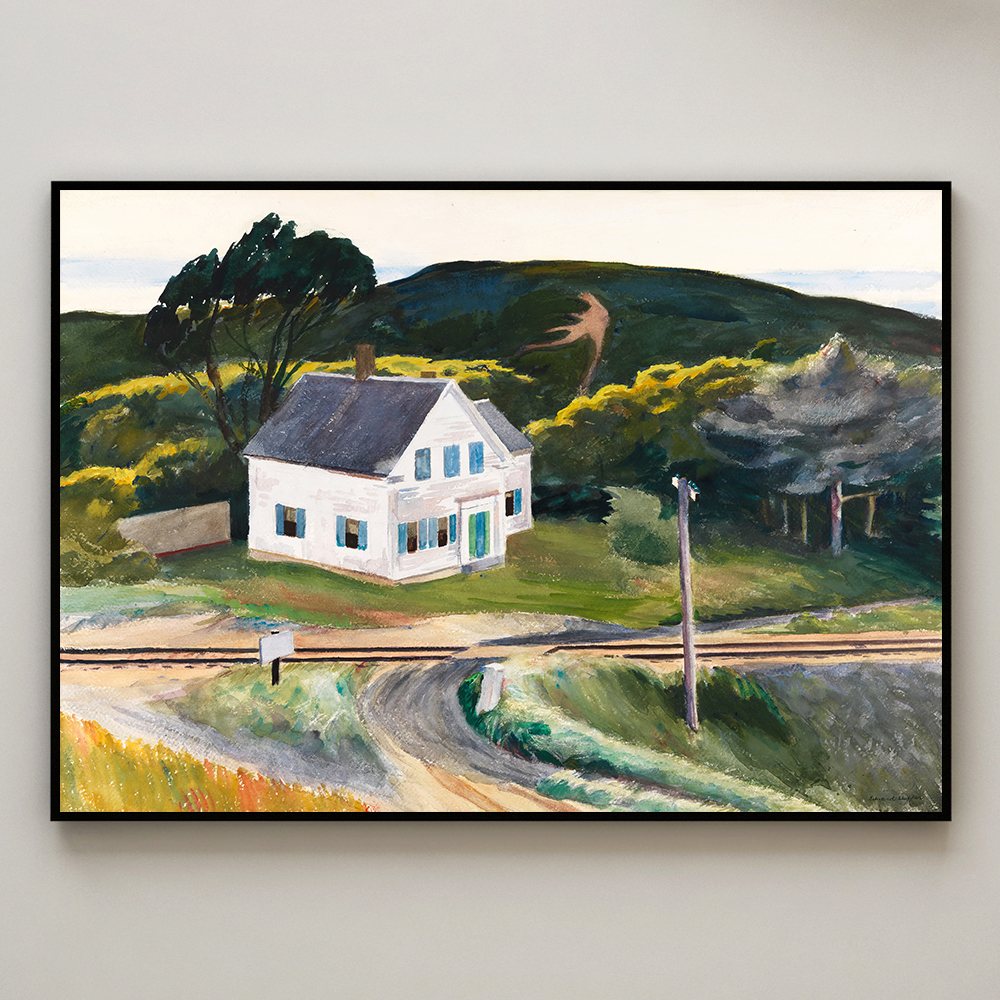 에드워드 호퍼 인테리어 그림 액자 포스터 명화 Captain Kelly's House 1931 - 상세 이미지 4