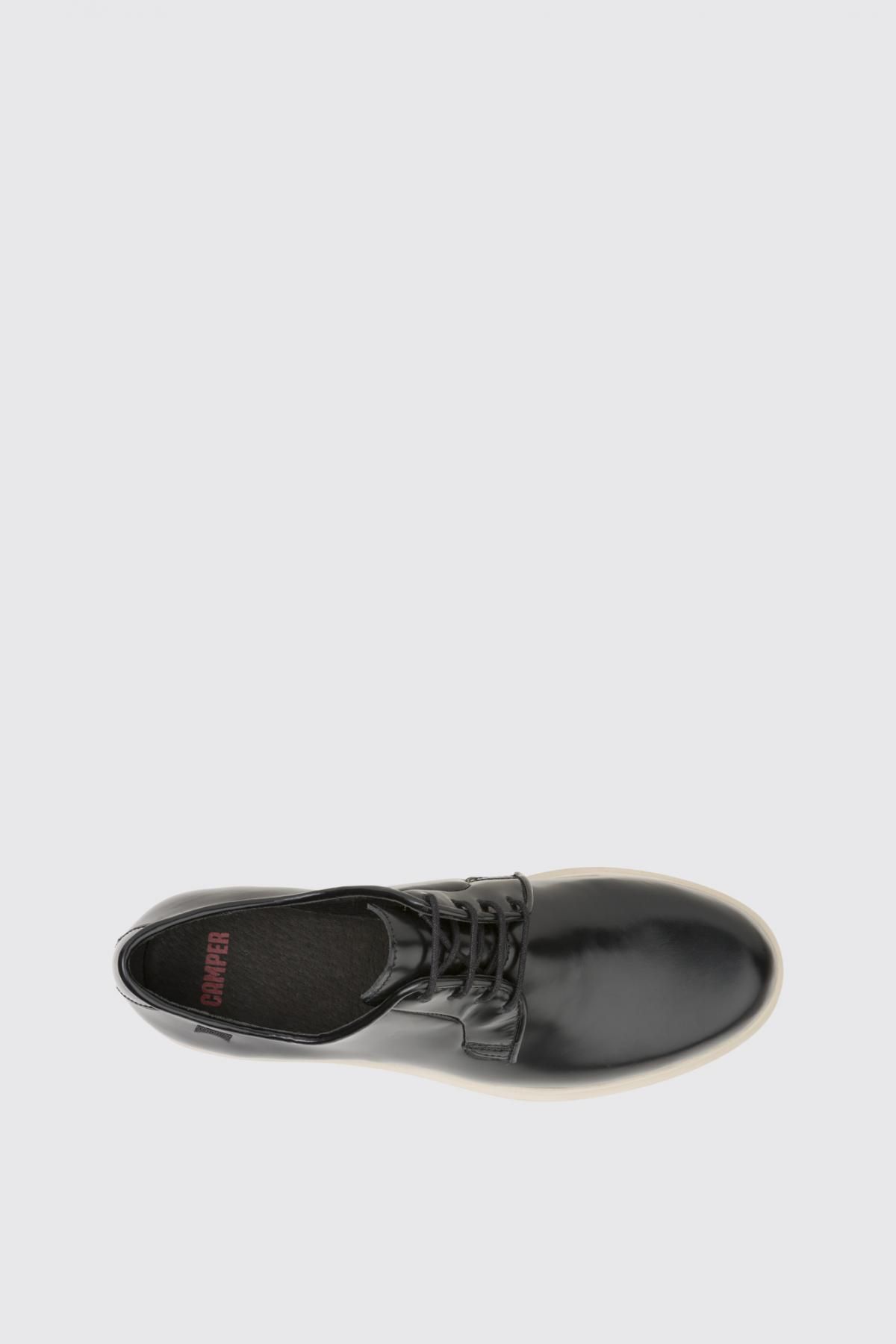 캠퍼 청키솔 레더 슈즈 블랙 Mil 22074-004 BLACK - 상세 이미지 4